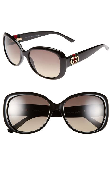 gucci 56mm oversize square sunglasses|Gucci 56mm aviator sunglasses.